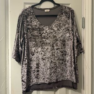 Crushed Velvet Top